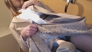 Individual A part-time lecturers tall wife pushes her voice at home with her daughter and gets fucked by another stick